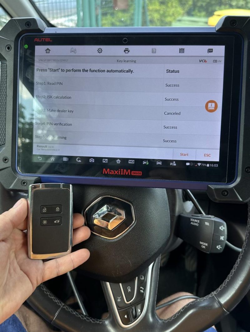 Automašīnu atslēgu un imobilaizeru programmēšana
